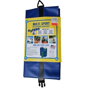 H2Zero Multi-Sport Waterproof Gear Bag Omni Dry Stuff Sack Blue Medium  USA